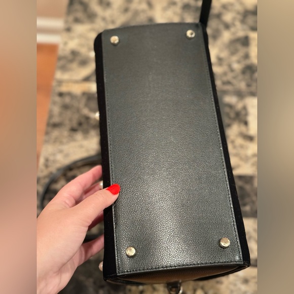 Kate Spade Reiley Laurel Way Velvet Pearl Handbag - Picture 8 of 16